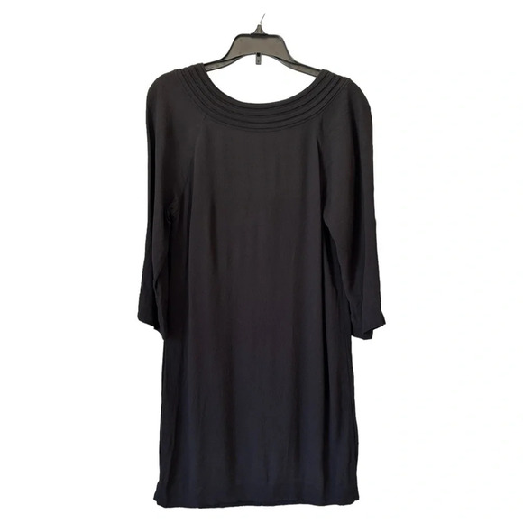 NWT Diane von Furstenberg Black Parlian Shift Dress Size 4 - Picture 2 of 7